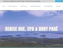 Tablet Screenshot of dhue.net
